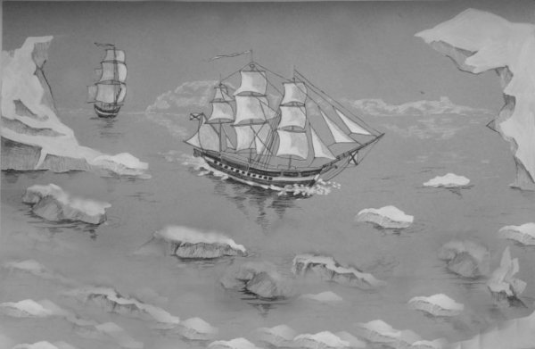 Нарисовать открытие Антарктиды