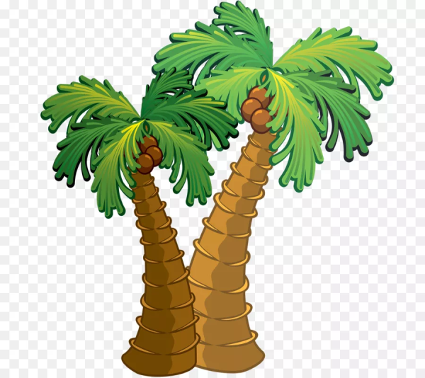 Пальма мультяшная