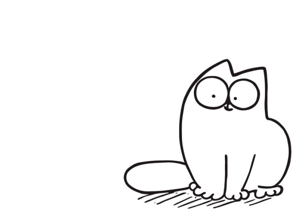 Кот Саймона рисунки