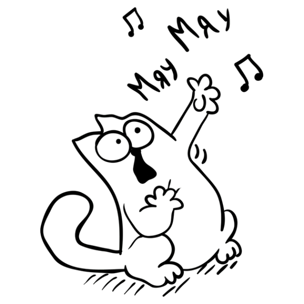 Кот Саймона рисунки