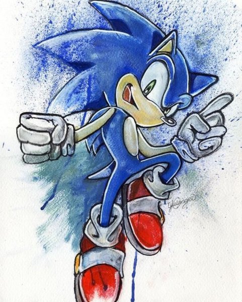 Тату Ежик Соник