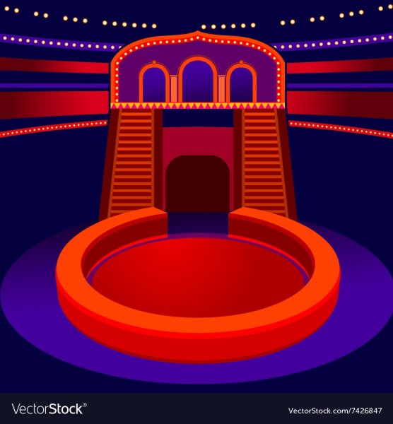 Нарисовать арену цирка