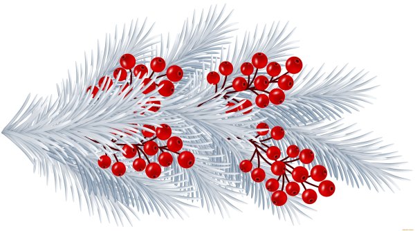 Зимние узоры на прозрачном фоне