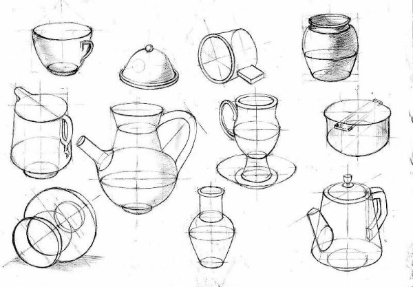 Наброски предметов