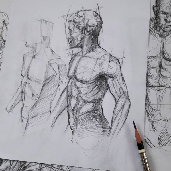 Аналитический рисунок человека