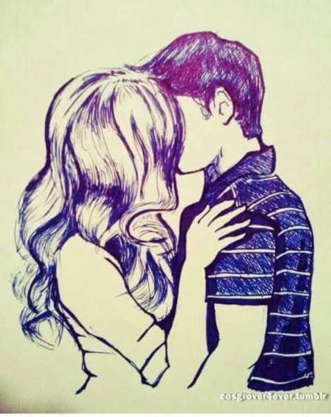 Парень и девушка рисунок