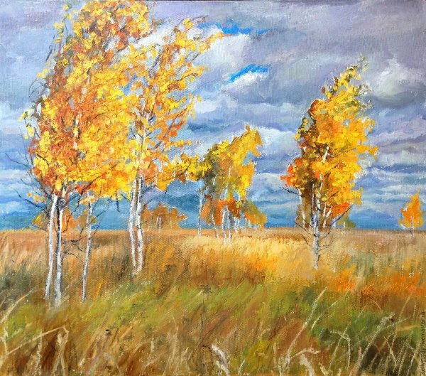 Картины осенний пейзаж Алексея Лепишина