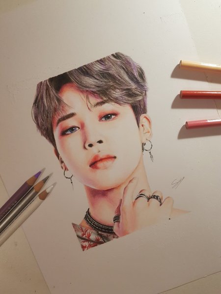 Портрет БТС Чимина