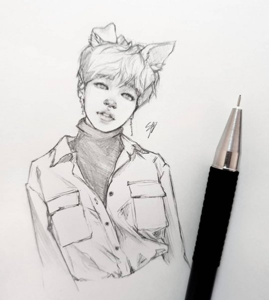 БТС Эстетика Чимин портрет