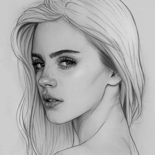 Лицо рисунок