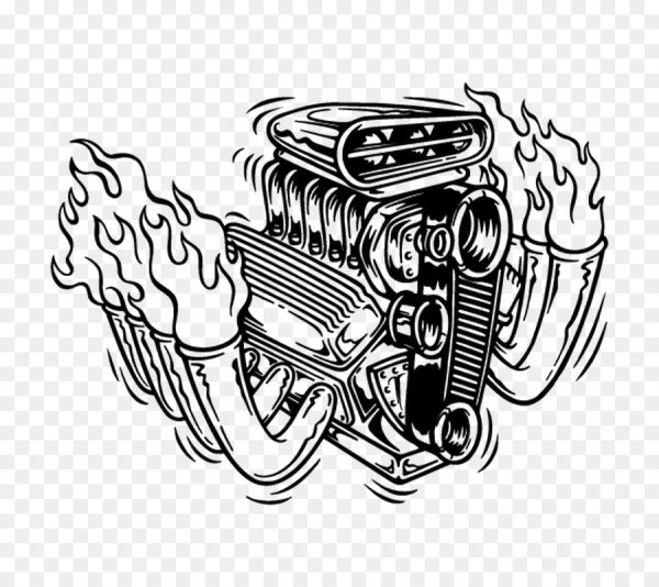 Эскиз двигателя