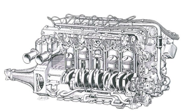 Двигатель автомобиля