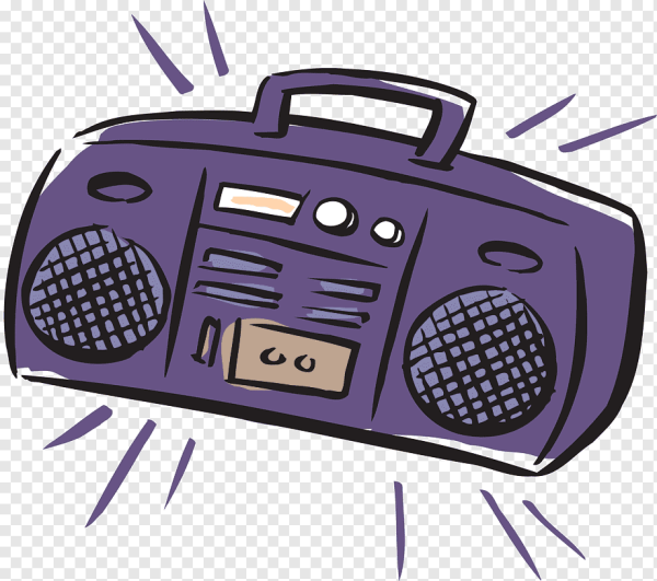 Магнитофон нарисованный