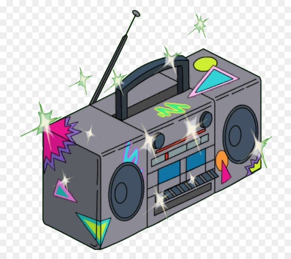 Магнитофон мультяшный