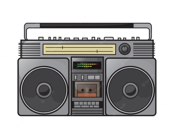 Магнитофон мультяшный