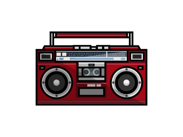 Магнитофон мультяшный