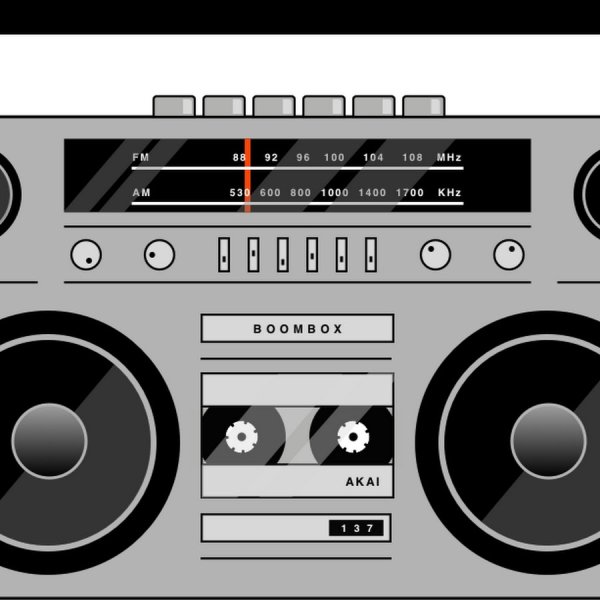 Кассетный магнитофон вектор