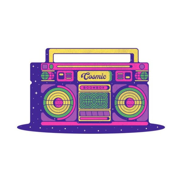 Магнитофон мультяшный