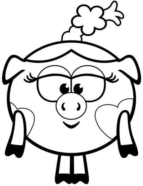 Нюша нарисовать Смешарики