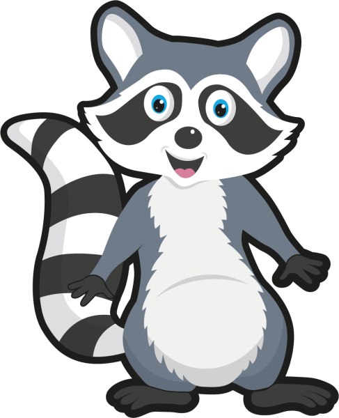 Мультяшные еноты