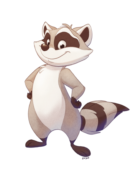 Енот мультяшный