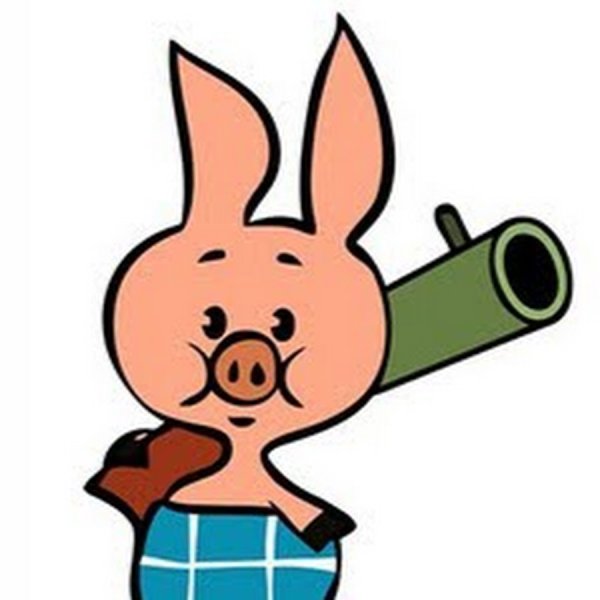 Раскраска Пятачок из Винни пуха