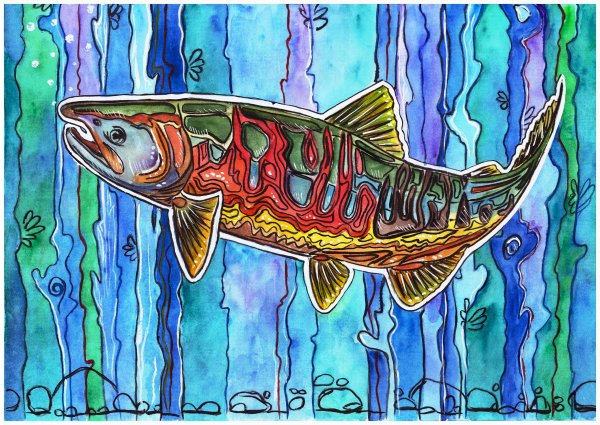 Картина рыбы для конкурса