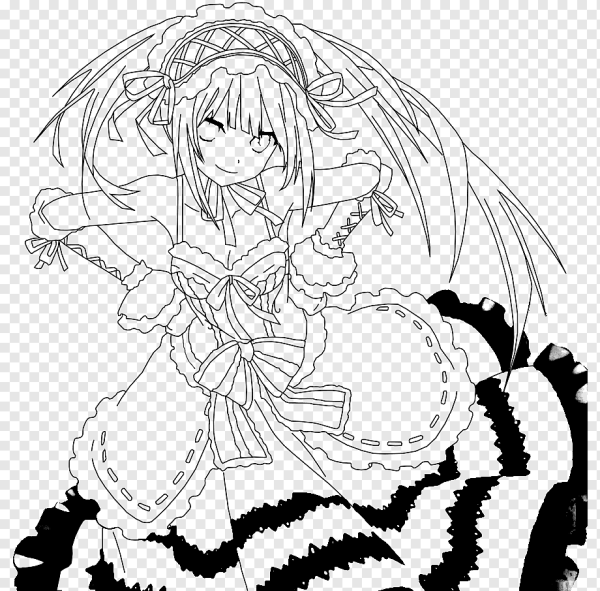 Куруми Токисаки рисунки