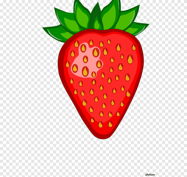 Клубника мультяшная