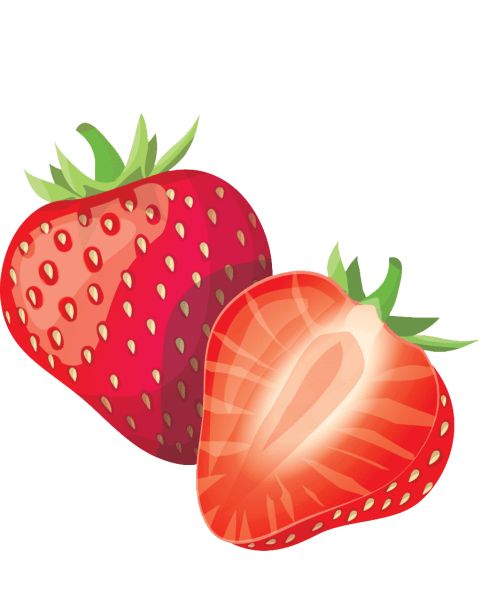Векторная клубника