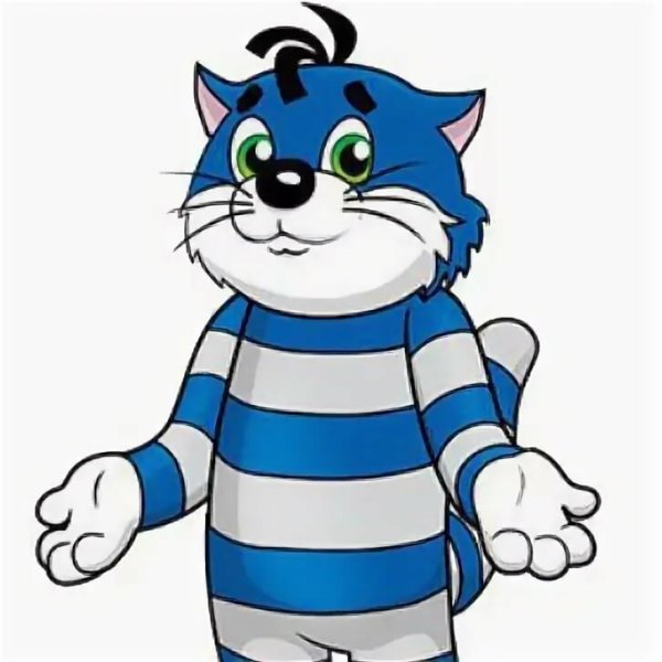 Раскраска кот Матроскин из Простоквашино