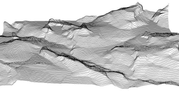 Полигональная модель рельефа