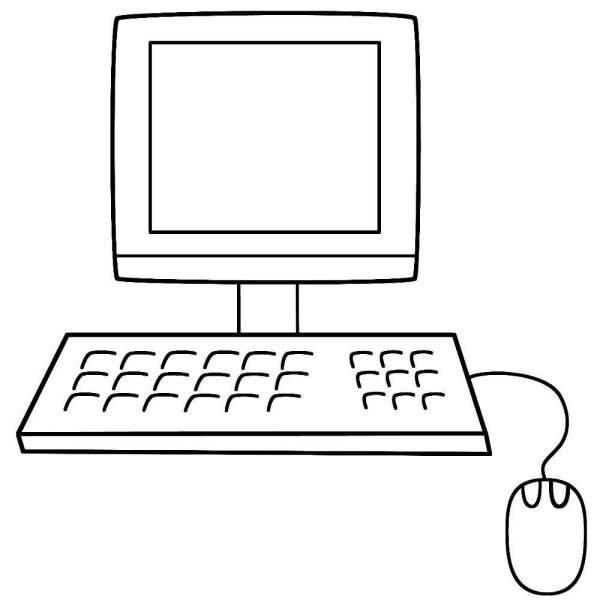 Раскраска компьютер