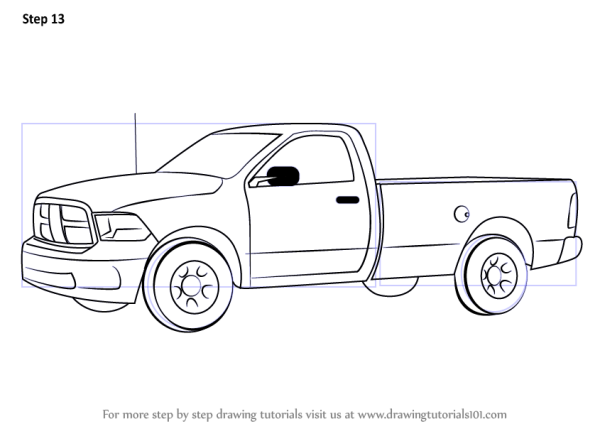 Нарисовать пикап