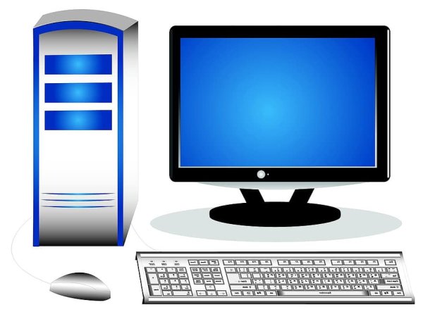 Компьютер мультяшный