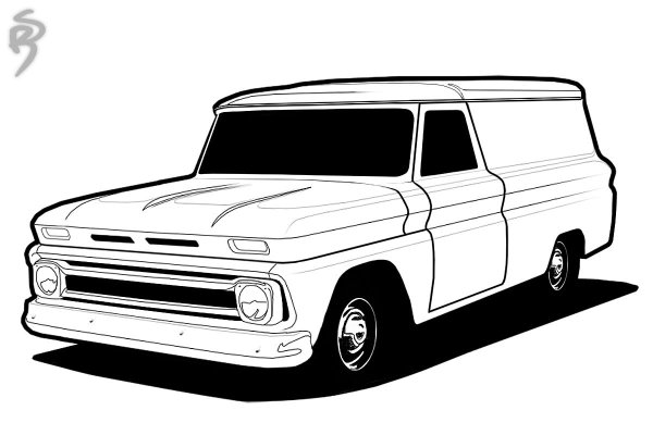 Chevrolet Silverado Coloring