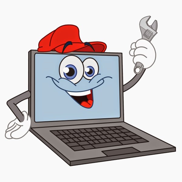 Компьютер схематичное изображение