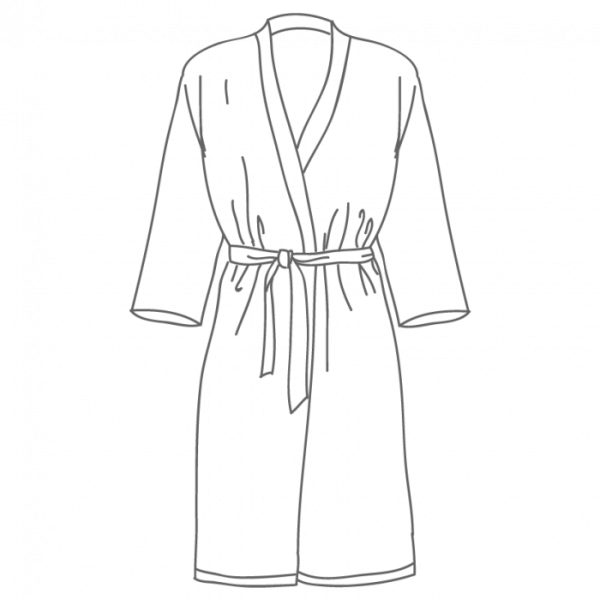 Халат раскраска для детей