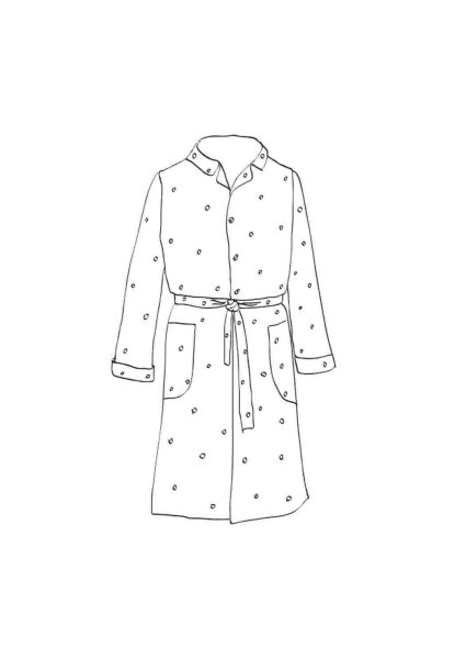 Технический эскиз халата