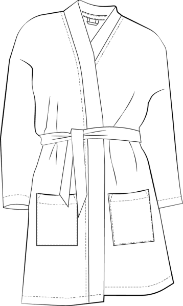 Эскиз халата