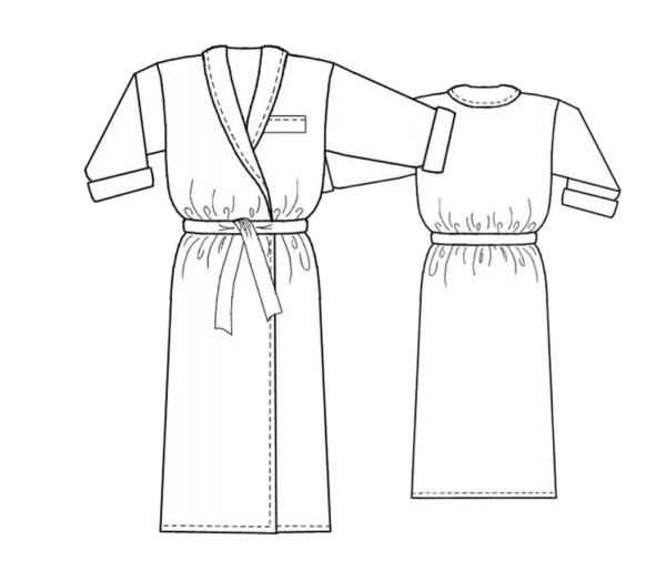 Значок санитарная одежда