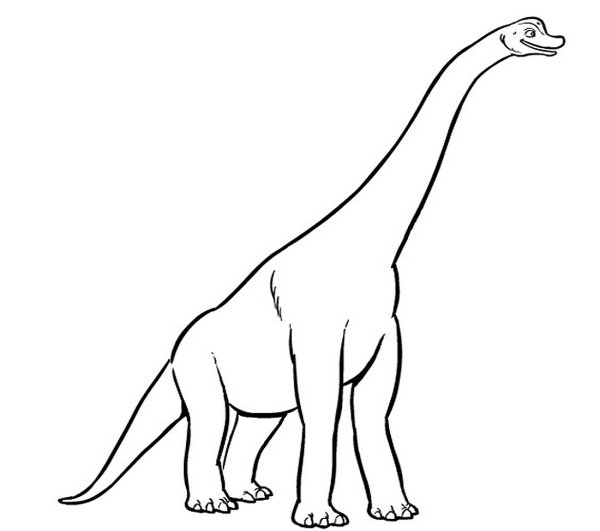 Динозавры / раскраска