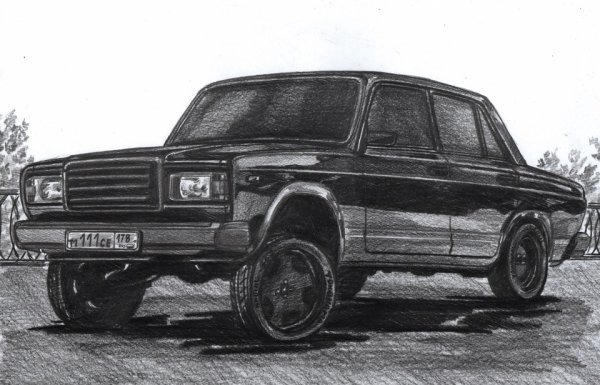 Рисунок ВАЗ 2107 автош