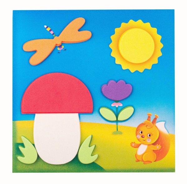 Аппликация для малышей 2-3