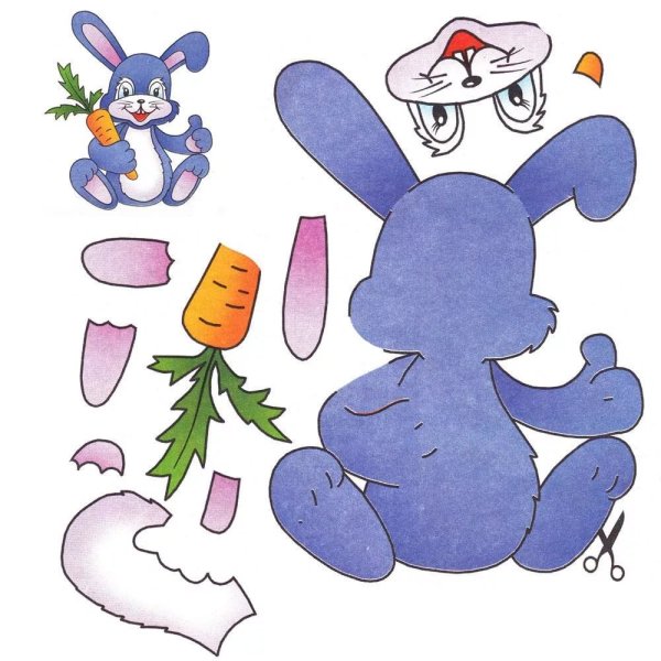 Готовые аппликации для детей