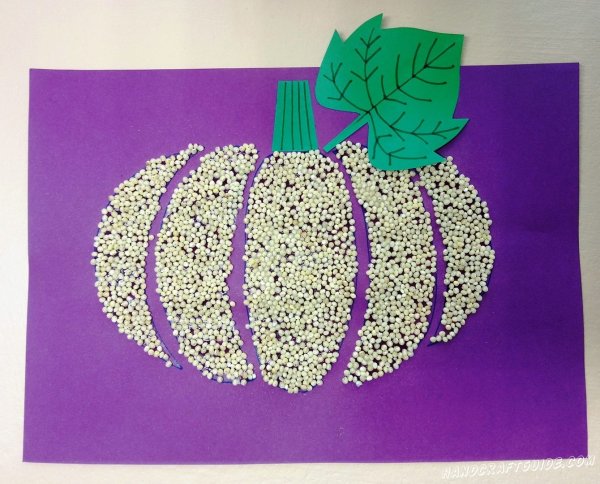 Аппликация. Овощи