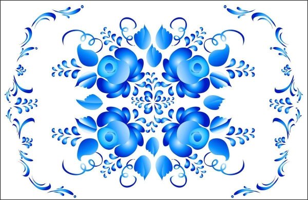 Гжель росписи Зинаиды Голубевой