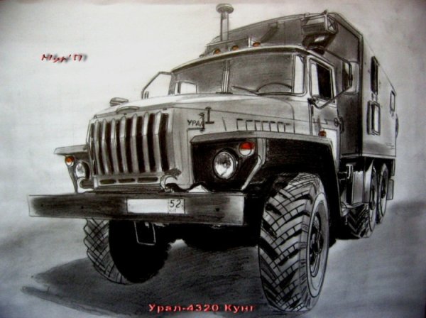 Урал 4320 рисунок
