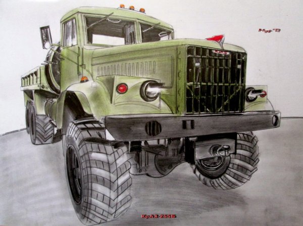 Урал 4320 рисунок