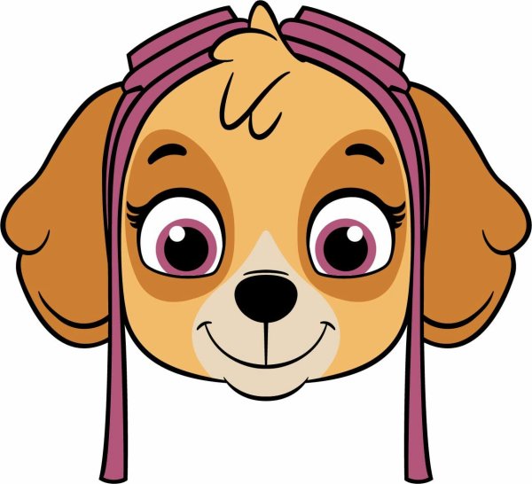 Рисунок Скай из Щенячий патруль